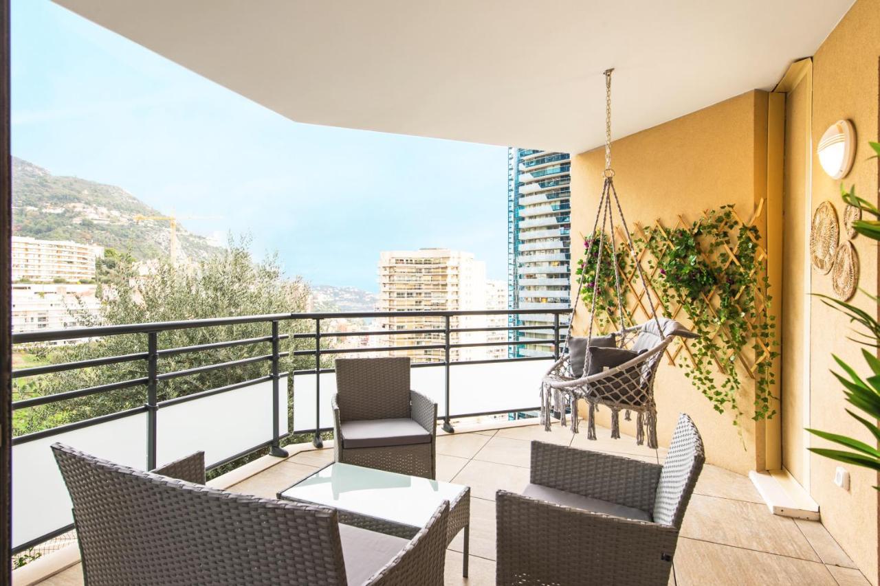 Vue Monaco & Tour Odeon - Terrasse - Parking - Bh Lejlighed Beausoleil Eksteriør billede